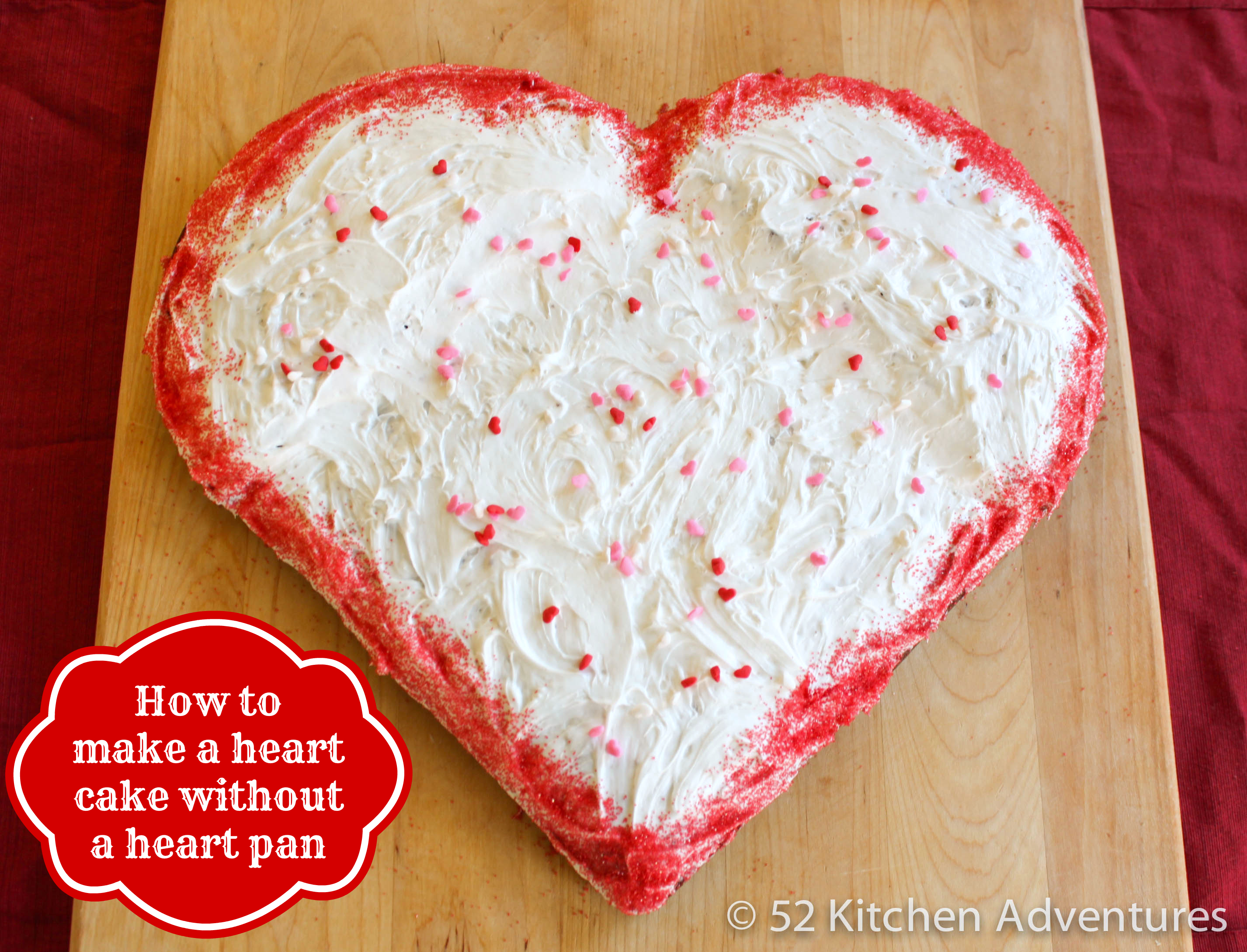 How to Make a Gorgeous Heart-Shaped Cake Without a Special Pan « Food Hacks  :: WonderHowTo