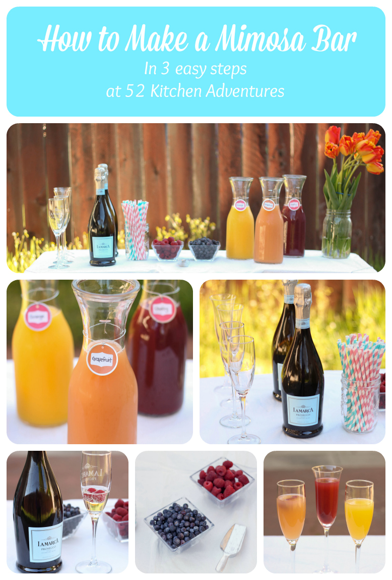 how to put together a mimosa bar