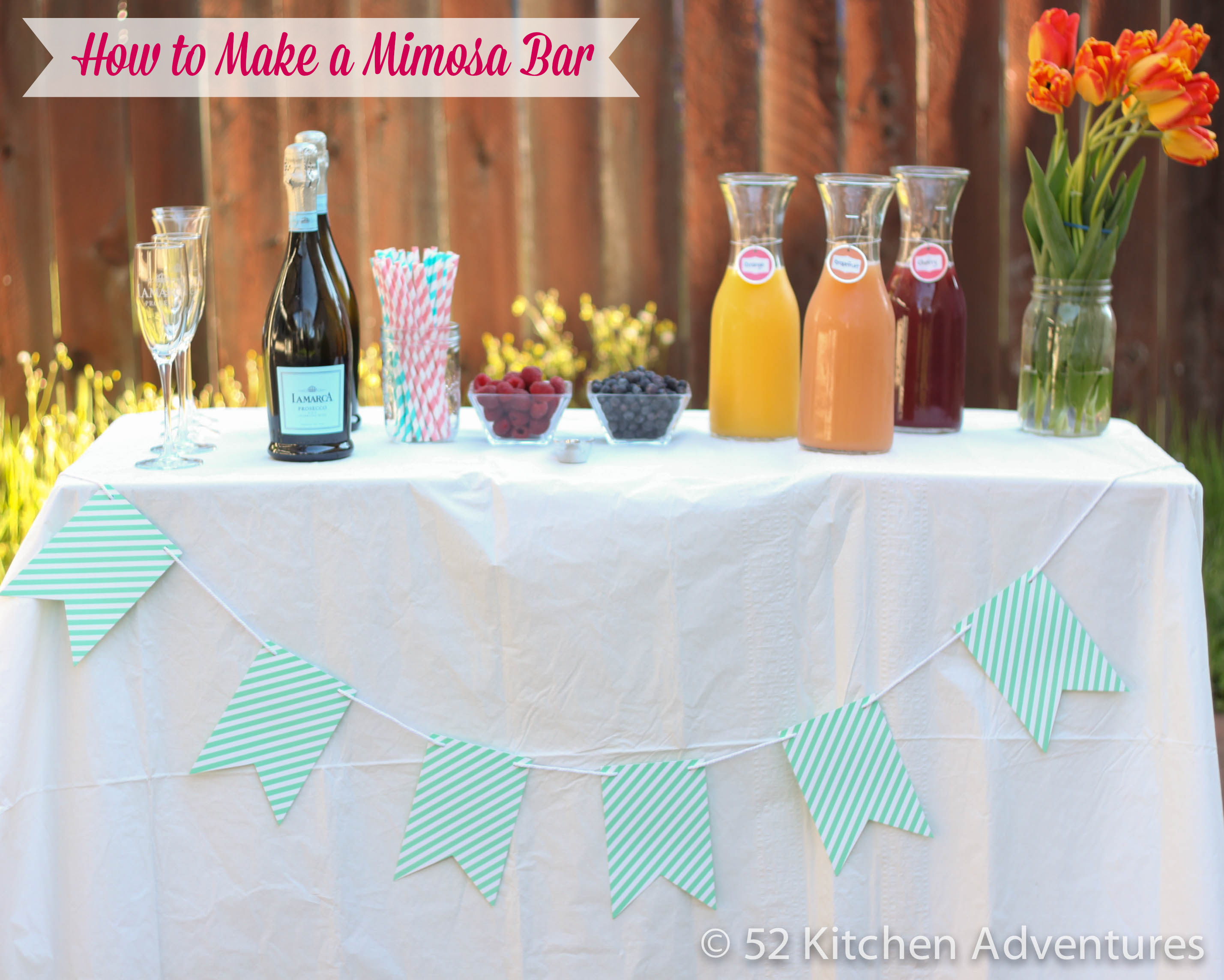 How To Make A Mimosa Bar In 3 Steps 52 Kitchen Adventures