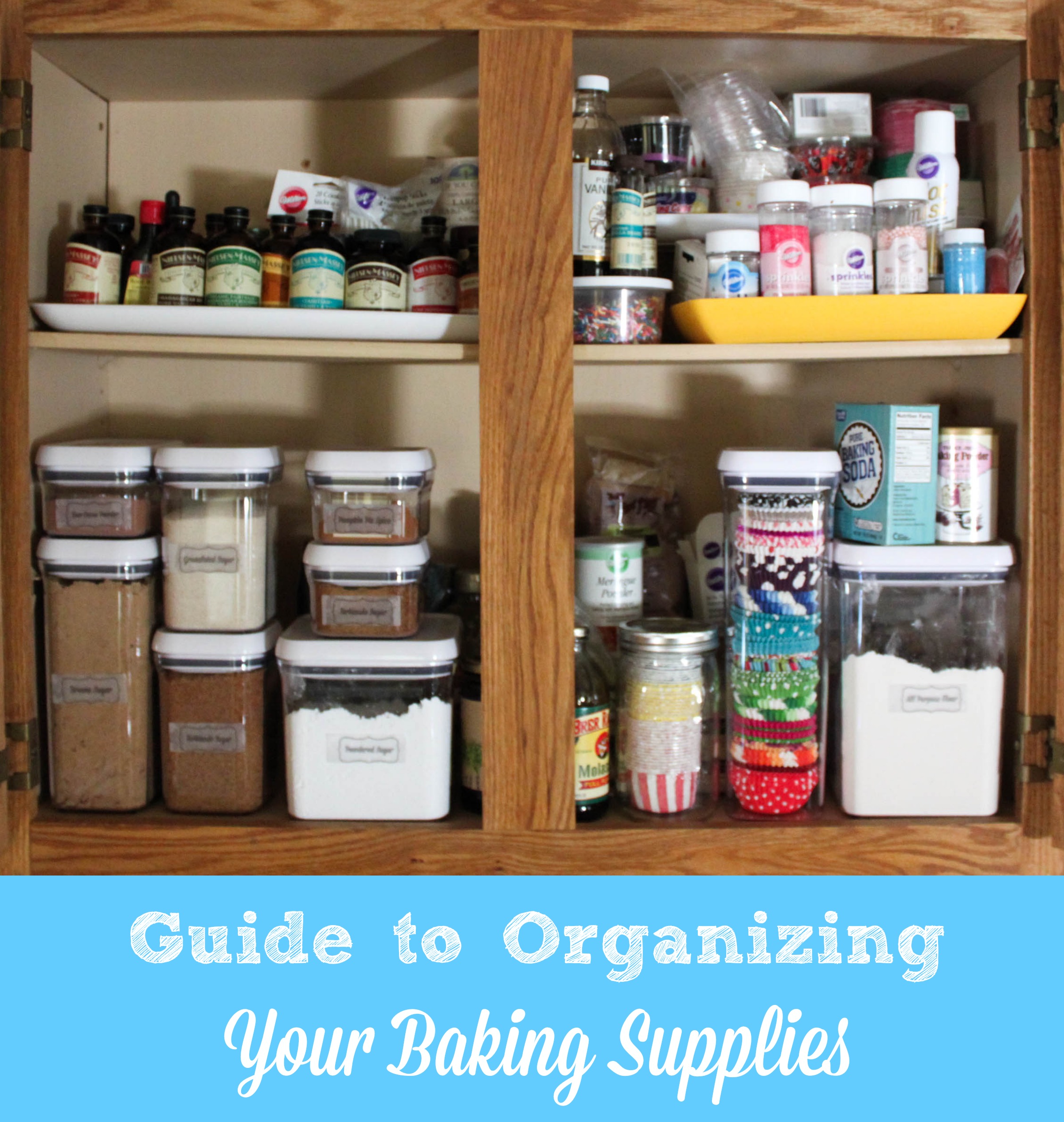 Learn How To Organize Your Baking Supplies | 52 Kitchen Adventures