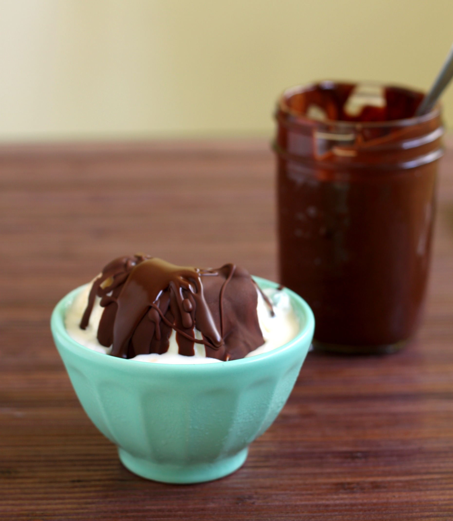 Homemade Magic shell chocolate sauce 3