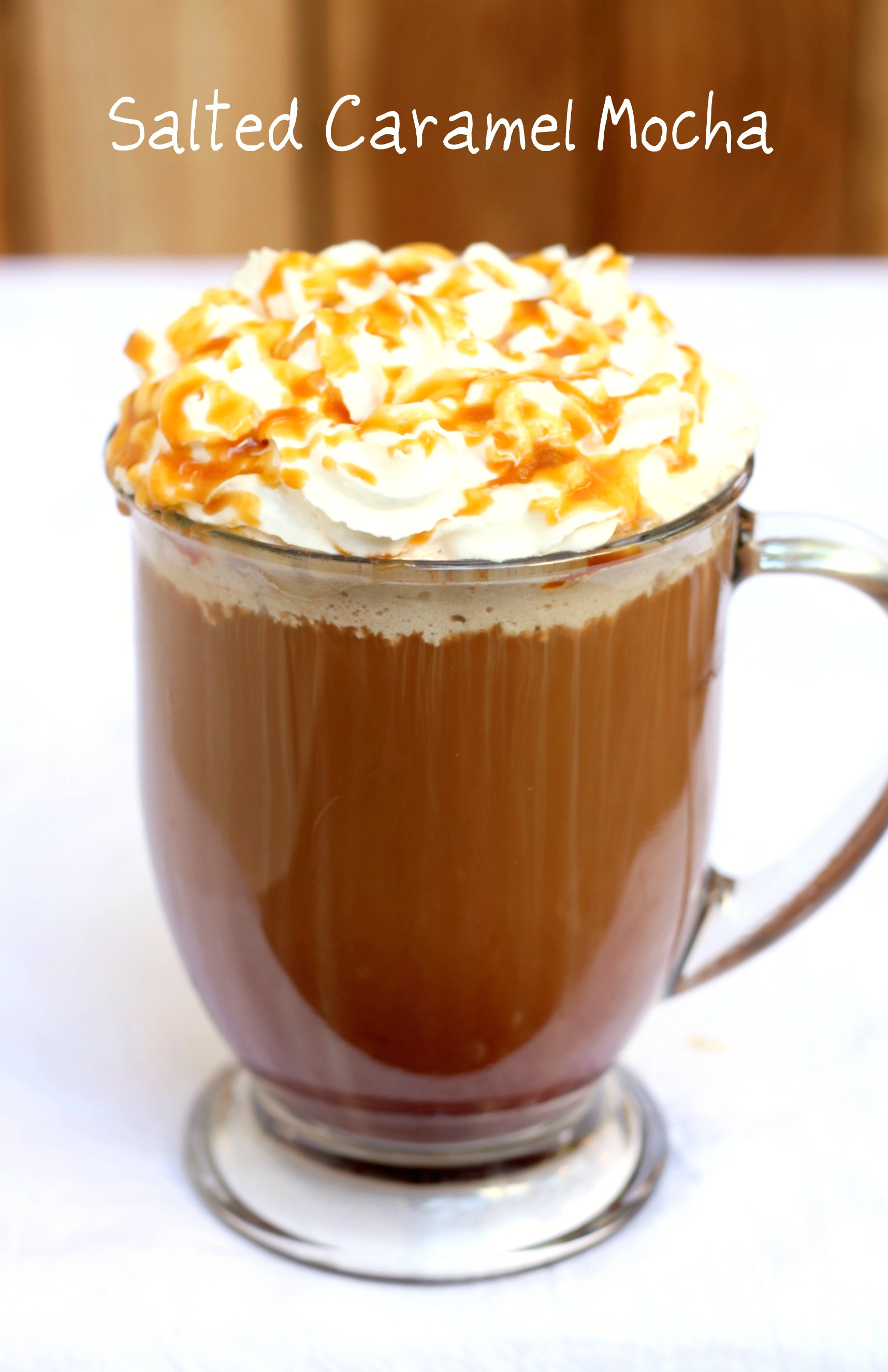 Homemade Salted Caramel Mocha