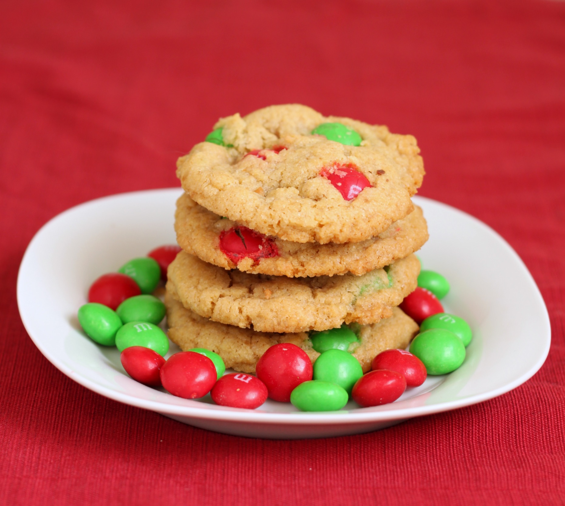 Peanut butter m&m cookies