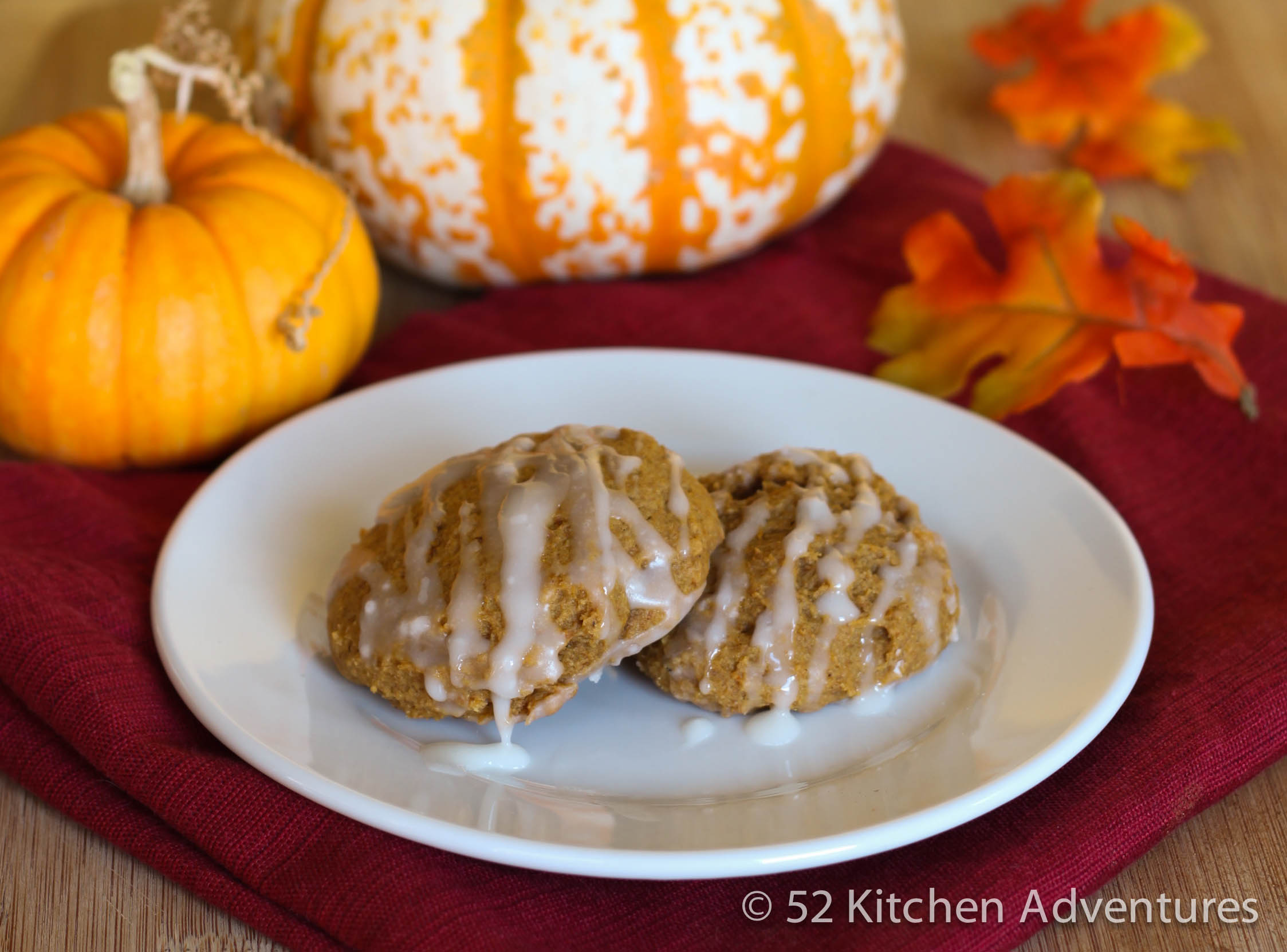 Soft Pumpkin Spice Cookies