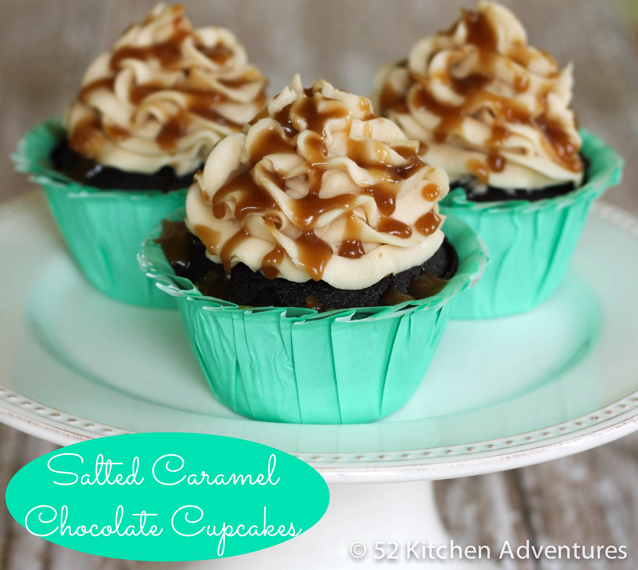 Chocolate Salted Caramel Cupcakes