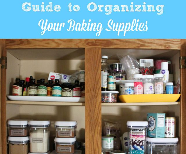 Baking supplies organization, Organizing challenges, Baking supplies
