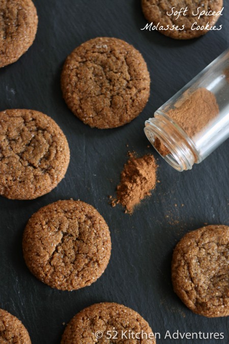 Soft Spiced Molasses Cookies | 52 Kitchen Adventures