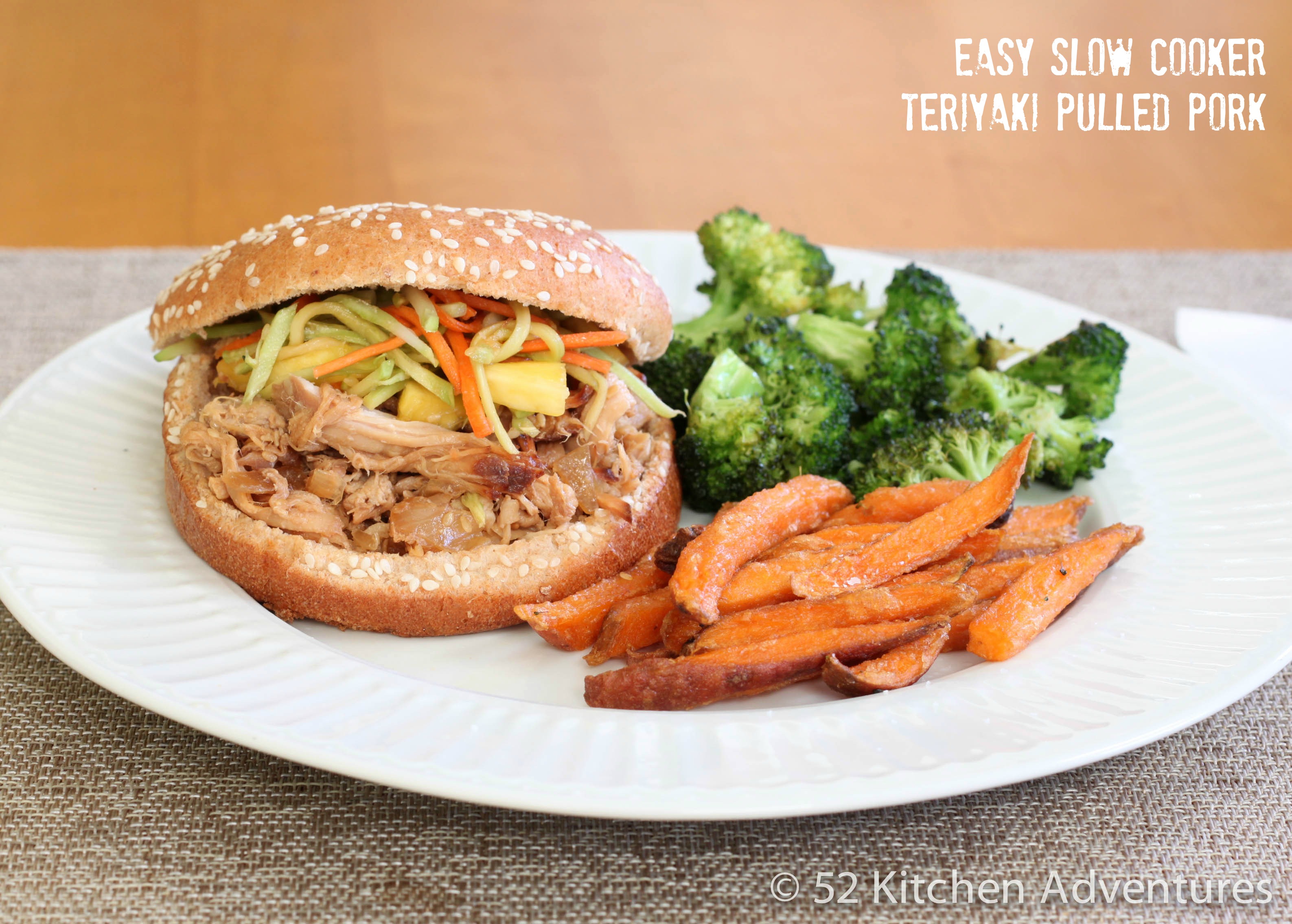 Easy Slow Cooker Teriyaki Pulled Pork